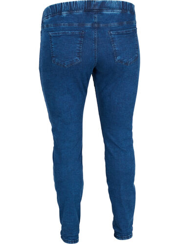 Jeggings med baklommer til gravide, Dark blue, Packshot image number 1