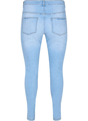 Amy jeans med høyt liv og super slim fit, Light blue, Packshot image number 1