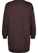 Loose fit genserkjole med lommer, Brun, Packshot image number 1