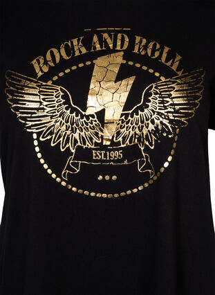 Kortermet T-skjorte med trykk, Black Rock, Packshot image number 2