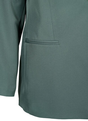 FLASH - Enkel blazer med knapp, Balsam Green, Packshot image number 3
