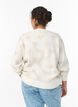 Cardigan med hjerter og gyldne knapper, Beige, Model image number 2