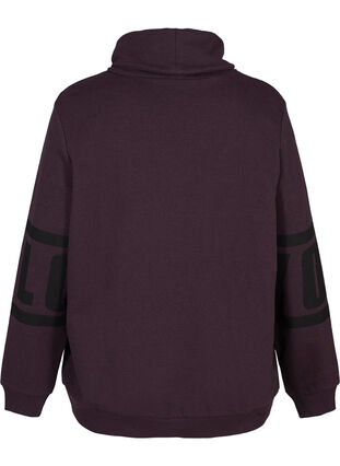 Sweatshirt med høy hals, Blackberry Wine, Packshot image number 1