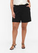 Shorts med lommer og l&oslash;s passform, Svart, Model image number 4