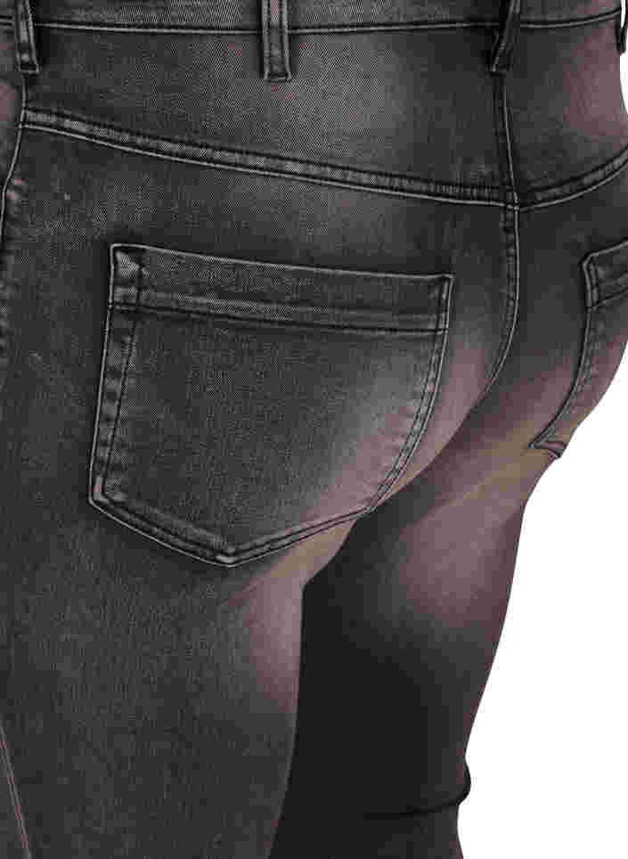 Super slim Amy jeans med høyt liv, Dk Grey Denim, Packshot image number 3