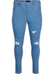 Rippede jeggings, Light Blue, Packshot image number 0