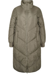 Lang puffer-vinterjakke, Bungee Cord 
