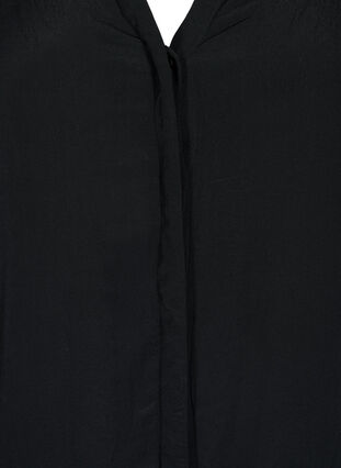 Viskosetunika med perler, Black, Packshot image number 2