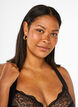 Heldekkende BH med polstrede stropper, Svart, Model image number 2