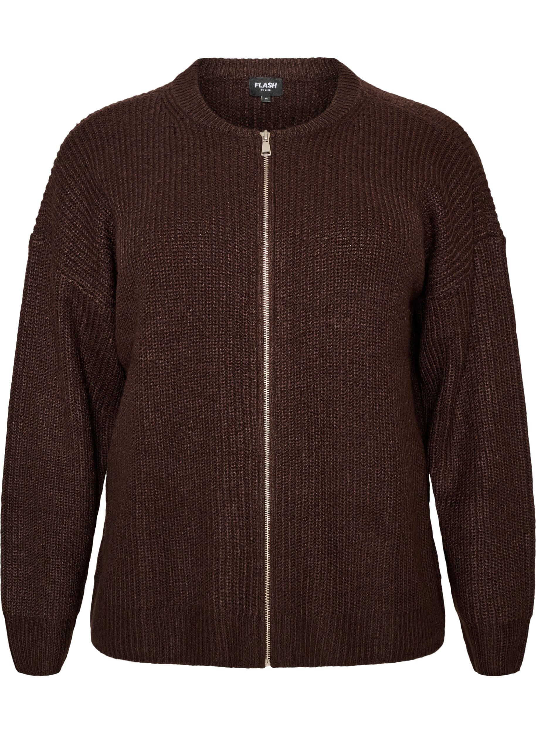 FLASH - Strikket cardigan med glidel&aring;s