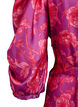 Blomstret kjole med puffede ermer og knytebelte, Rosa, Packshot image number 3