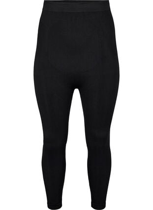 Shapewear leggings med høyt liv, Black, Packshot image number 0