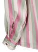 Stripete satengskjorte med krage, Rose Stripe, Packshot image number 3