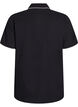 Kortermet poloskjorte, Svart, Packshot image number 1