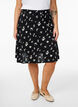 2-pack skaterskjørt i viskose, Black / Flower, Model image number 2