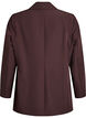 Klassisk blazer med knappelukking, Brun, Packshot image number 1