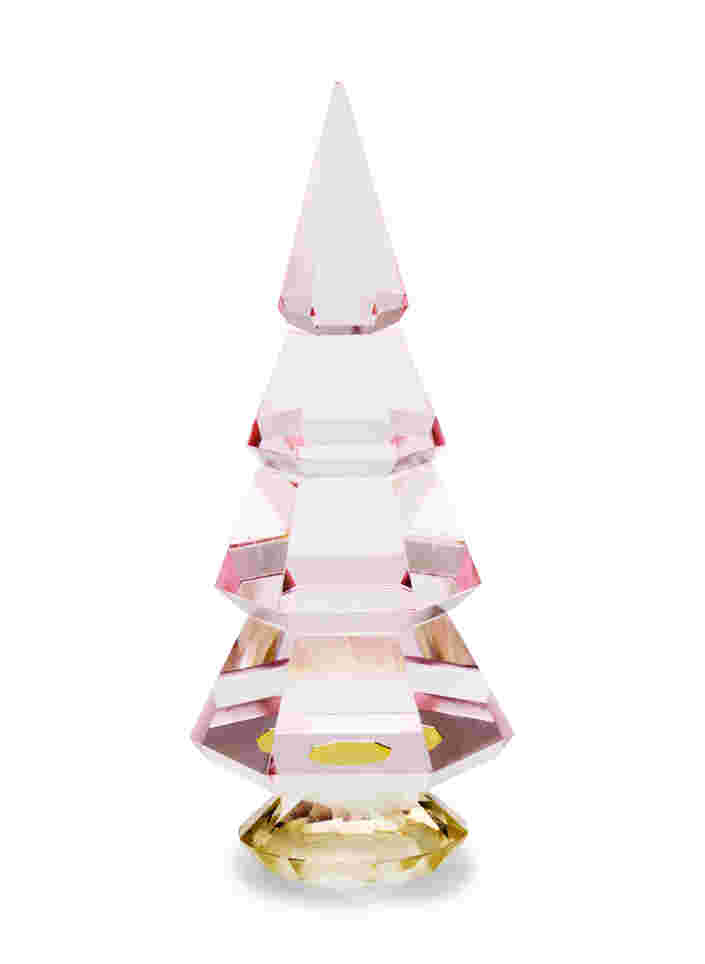 Juletre i krystallglass, Pink, Packshot image number 0