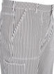 Stripete cargojeans med rett passform, Black White Stripe, Packshot image number 2