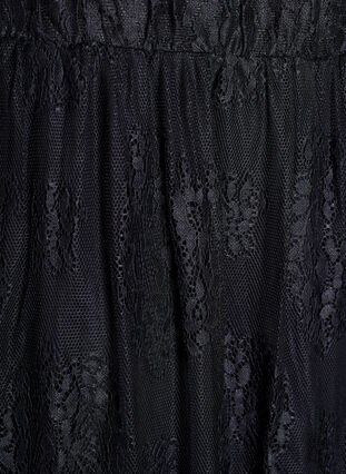 Zizzi Langt blondeskjørt med elastisk midje, Black, Packshot image number 2