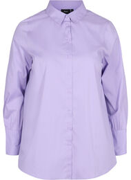 Langermet skjorte med høy mansjett, Lavender