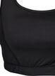 Sports-bh med racerback, Svart, Packshot image number 2