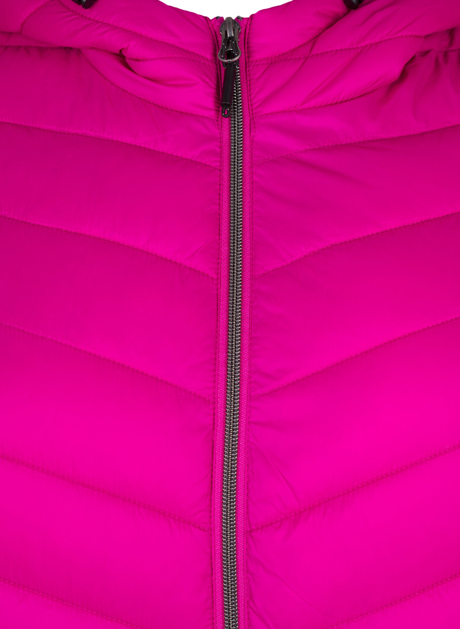 ZizziLett jakke med hette, Rosa, Packshot image number 2