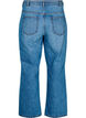 Straight fit jeans med knytebelte, Blå, Packshot image number 1