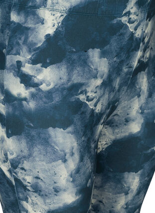 Lange leggings med mønster, Blue Cloud AOP, Packshot image number 2