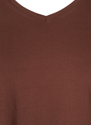 Basis T-skjorte med V-hals, Rocky Road, Packshot image number 2