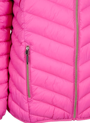 Lettvektsjakke med hette, Rose Violet, Packshot image number 3