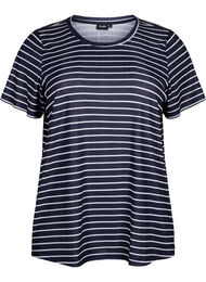 FLASH – T-skjorte med striper, Night S. W. Stripe
