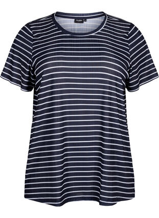 FLASH – T-skjorte med striper, Night S. W. Stripe, Packshot image number 0