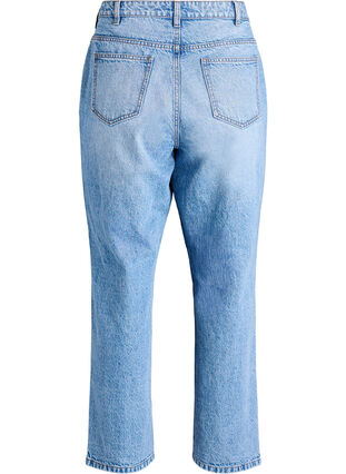 Zizzi Jeans med straight fit og høy midje, L.B.Denim, Packshot image number 1
