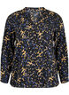 FLASH - bluse med lange ermer og trykk, Black Splash AOP, Packshot image number 0