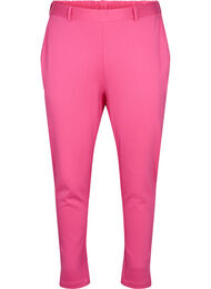 Cropped bukser med lommer, Shocking Pink