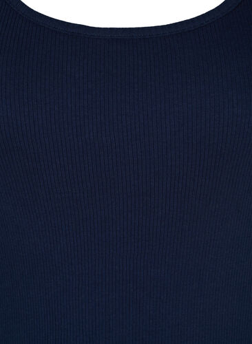Basis tanktopp i en ribbet struktur, 2 stk., Wild Orchid/Navy, Packshot image number 3