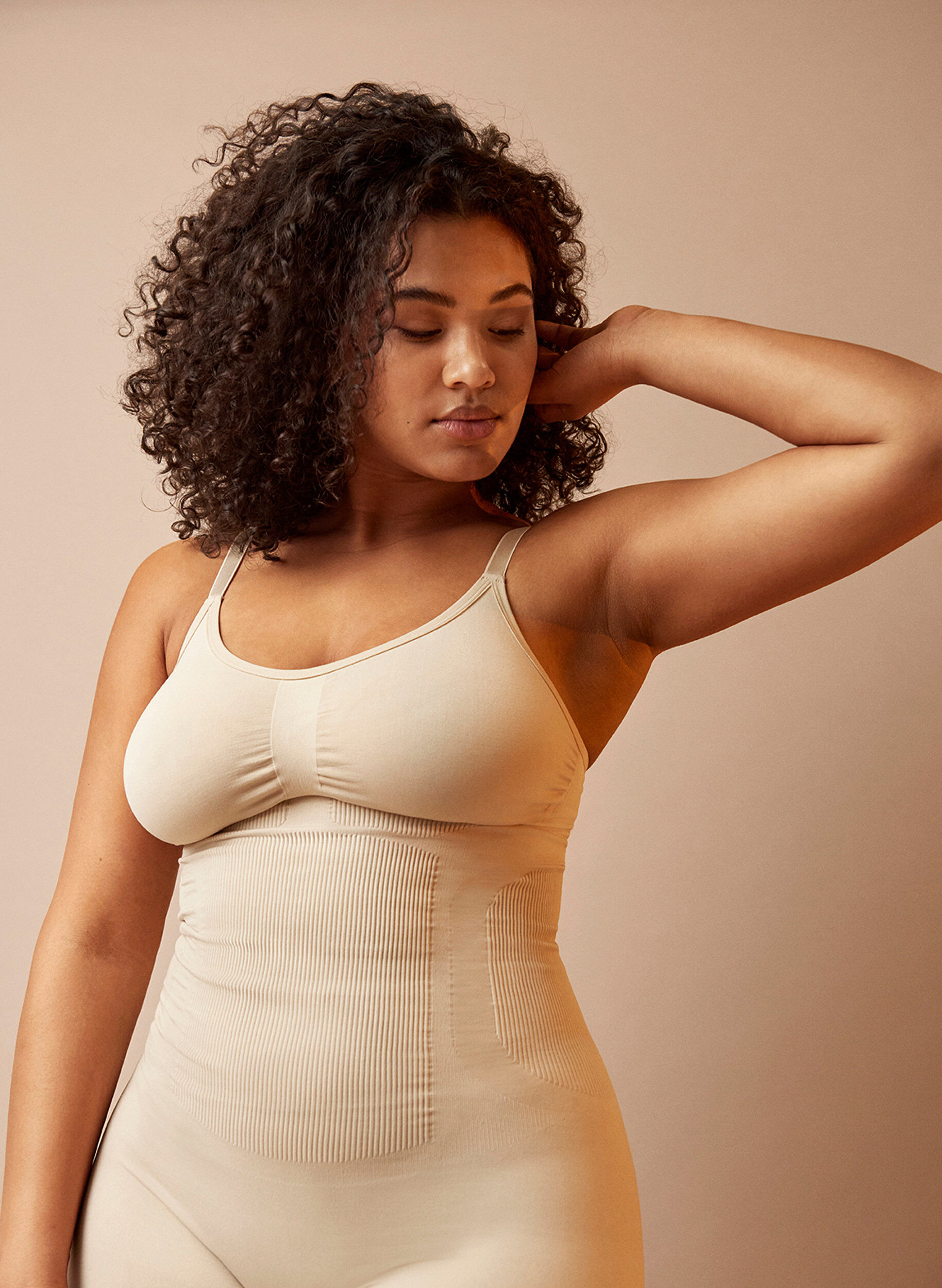Zizzi Shapewear bodysuit, Nude, Image image number 1