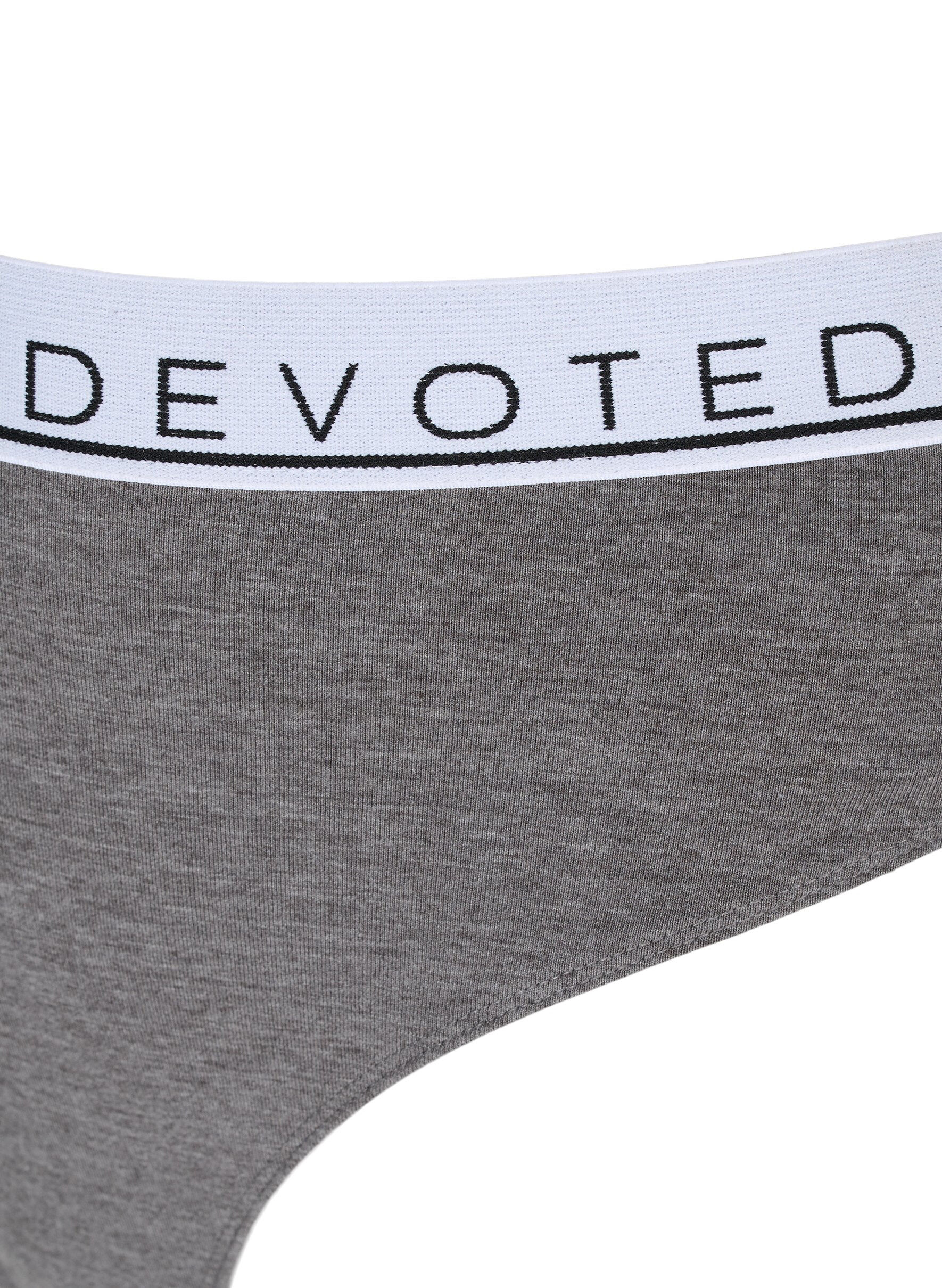 Zizzi G-streng med normal h&oslash;yde i livet, Gr&aring;, Packshot image number 2