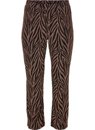 Mønstrete bukser med glitter, Black Lurex AOP