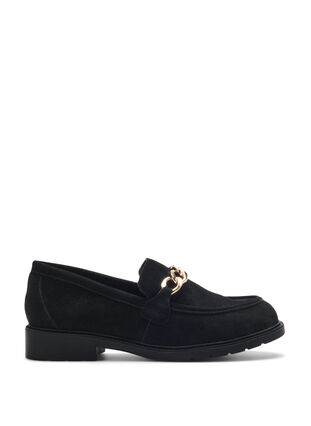 Wide fit loafers, Black, Model image number 0