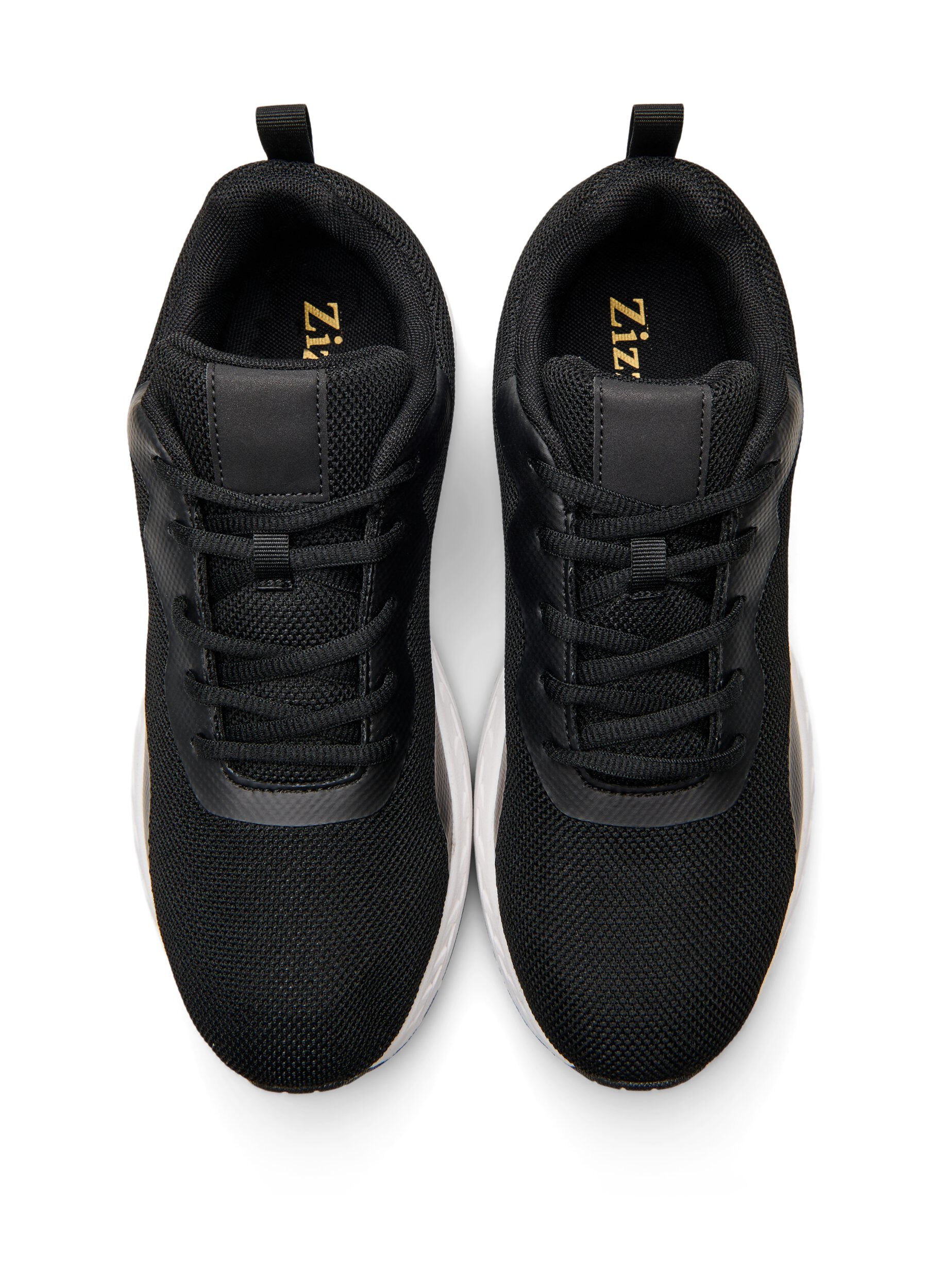 Zizzi Wide fit - Mesh sneakers, Svart, Packshot image number 2