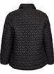 Lett polstret jakke med dekorativ quilting, Svart, Packshot image number 1