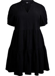 FLASH - Kort A-linje kjole, Black