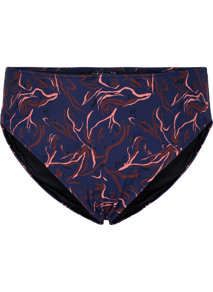 Bikinitruse med høyt liv og høy skjæring, Svart, Packshot image number 0