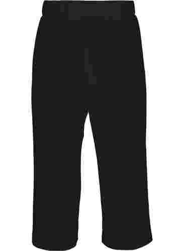 Løse bukser med 7/8-lengde, Black, Packshot image number 1