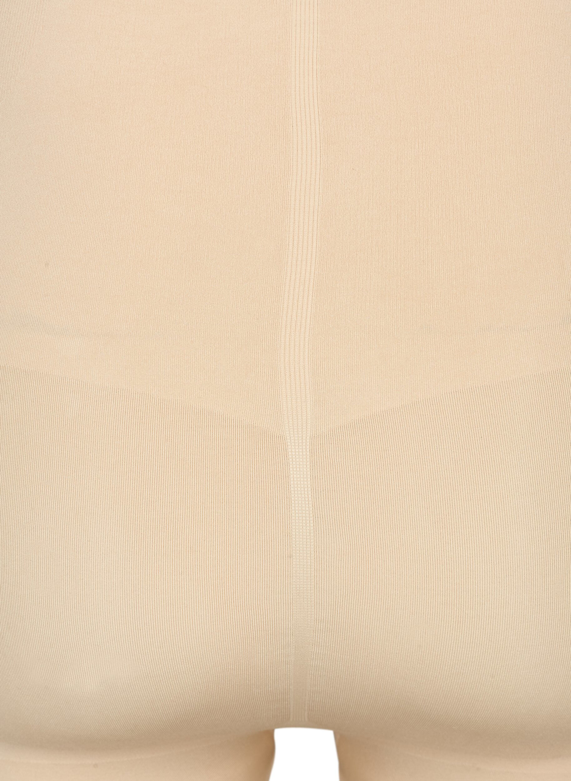 Zizzi Shapewear shorts med h&oslash;yt liv, Beige, Packshot image number 3