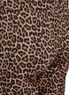 Leopardjeans med regular fit og vanlig midje, Brun, Packshot image number 3