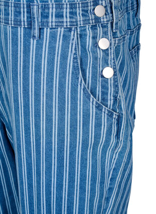 Zizzi Denim snekkerbukse, L. B. D. Stripe, Packshot image number 3