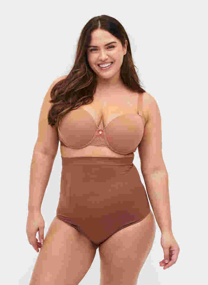 Shapewear truse med høyt liv, Clove, Model