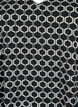 Kjole med V-hals og trykk, Black Graphic AOP, Packshot image number 2